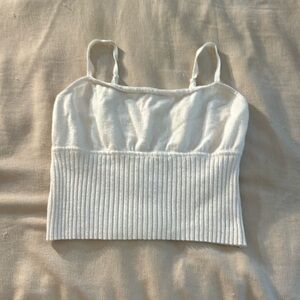 White sweater tank